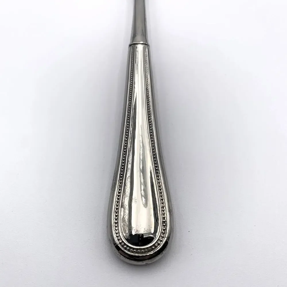 Towle Pasta Server Silverplated Beaded Design T8666704